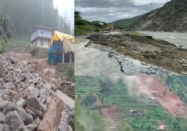 हिमाचल में फिर फटा बादल: यहां लैंडस्लाइड से हुई तबाही! दो महिलाएं लापता, घर दबे