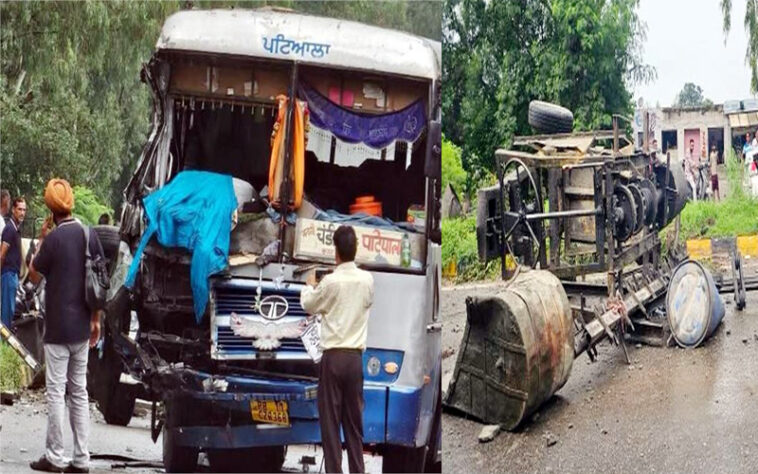 Accident In Himachal: पंजाब रोडवेज की बस और ट्रैक्टर के बीच भिड़ंत! मिक्सर मशीन बुरी तरह क्षतिग्रस्त
