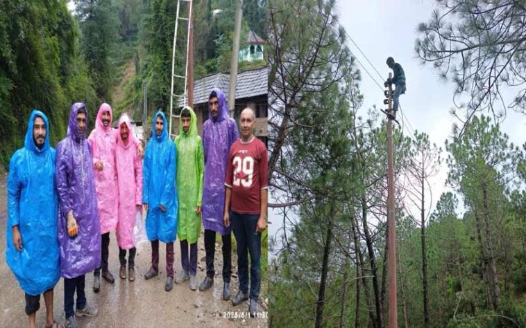 Himachal News Update: आपदा प्रभावित क्षेत्रों में दिन-रात जुटे बिजली कर्मचारी! बारिश में भी बिना रुके कर रहे काम