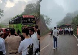 Bus Accident: हिमाचल में बस से टकराई गाड़ी! सड़क पर लावारिस पशु को बचाने के चक्कर में हुआ हादसा