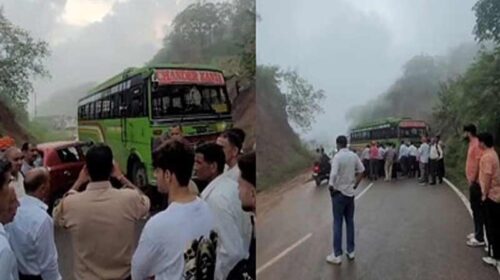 Bus Accident: हिमाचल में बस से टकराई गाड़ी! सड़क पर लावारिस पशु को बचाने के चक्कर में हुआ हादसा