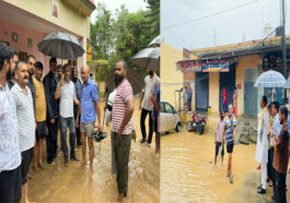 भारी बारिश का कहर: 200 से अधिक घरों-दुकानों में पानी घुसा! सैकड़ों परिवार प्रभावित, मधुमक्खी के छत्ते बहे