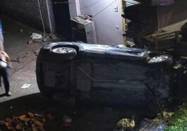 हिमाचल में दर्दनाक हादसा: तेज रफ्तार गाड़ी का कहर! बेकाबू होकर छत पर गिरी, युवक की मौत