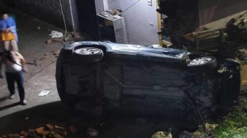 हिमाचल में दर्दनाक हादसा: तेज रफ्तार गाड़ी का कहर! बेकाबू होकर छत पर गिरी, युवक की मौत