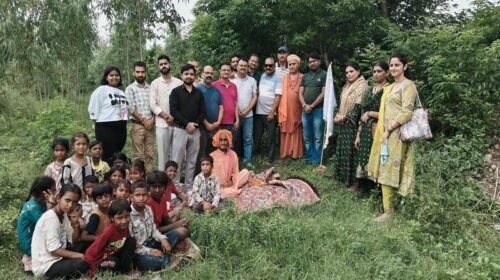 Paonta Sahib: खुशियों का घर” बनेगा बेसहारों का सहारा! महंत बाबा स्वरूप नाथ ने किया भूमि पूजन