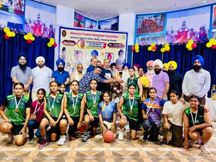 पांवटा साहिब : डीएवी कांगड़ा और स्पोर्ट्स हॉस्टल सरकाघाट बने जूनियर स्टेट बास्केटबॉल चैंपियन पांवटा साहिब : डीएवी कांगड़ा और स्पोर्ट्स हॉस्टल सरकाघाट बने जूनियर स्टेट बास्केटबॉल चैंपियन