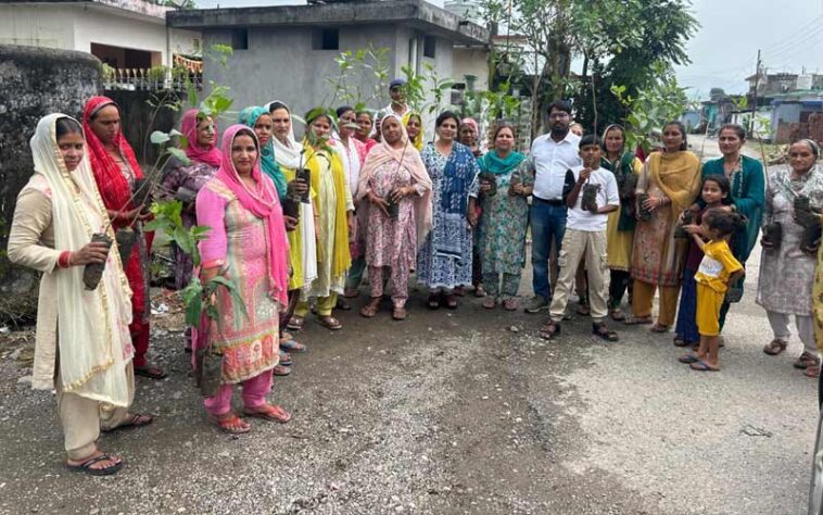 Paonta Sahib: “मेरा गाँव मेरा देश” एक सहारा संस्था ने फतेहपुर में महिलाओं को वितरित किए फलदार पौधे Paonta Sahib: “मेरा गाँव मेरा देश” एक सहारा संस्था ने फतेहपुर में महिलाओं को वितरित किए फलदार पौधे