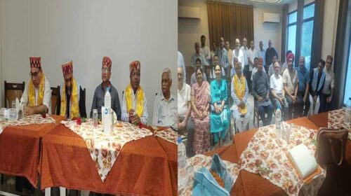 Paonta Sahib: एन एम वर्मा बने राष्ट्रीय एकात्मकता संस्था भारत भारती के हिमाचल प्रदेश अध्यक्ष