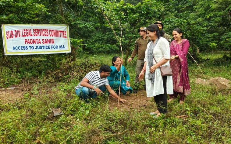Paonta Sahib: सतीवाला में 800 पौधों का रोपण! हरियाली व पर्यावरण संरक्षण की ओर एक बड़ा कदम Paonta Sahib: सतीवाला में 800 पौधों का रोपण! हरियाली व पर्यावरण संरक्षण की ओर एक बड़ा कदम