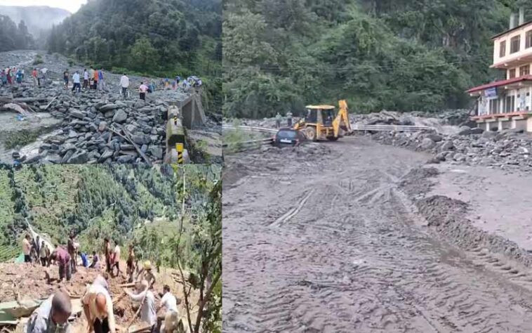Himachal Latest News: आर्मी कैंट के पास लैंडस्लाइड होने से खाली करवाए क्वार्टर! आनी में महिला की तलाश जारी