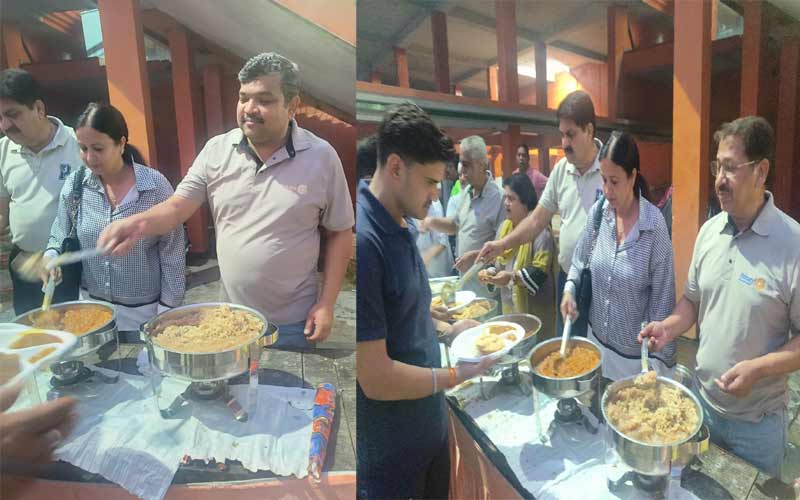 Paonta Sahib: रोटरी क्लब पांवटा साहिब ने किया भंडारे का आयोजन! 500 लोगों ने ग्रहण किया प्रसाद