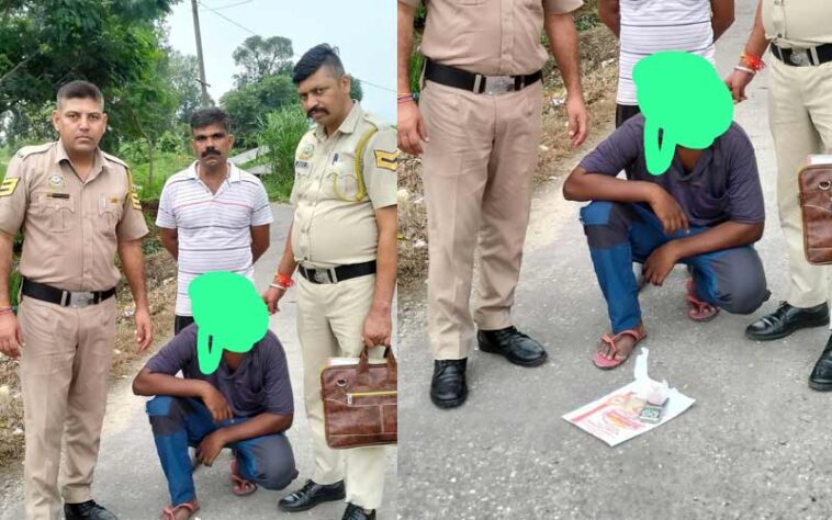 Paonta Sahib: पीपलीवाला में स्मैक तस्कर गिरफ्तार! 8.90 ग्राम हेरोइन बरामद Paonta Sahib: पीपलीवाला में स्मैक तस्कर गिरफ्तार! 8.90 ग्राम हेरोइन बरामद