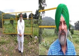 Sirmour News: 23 लाख की सोलर फैंसिंग से पांवटा साहिब के करनेल सिंह की 95 बीघा भूमि हुई सुरक्षित