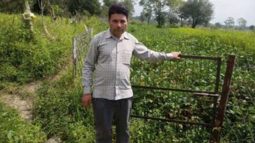 HP News: चेन लिंक फेंसिंग से किसान रोशन लाल की 3 बीघा जमीन हुई सुरक्षित