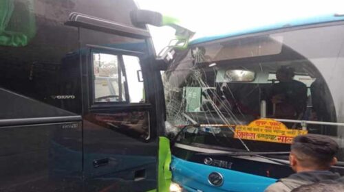 Bus Accident: एचआरटीसी और निजी वोल्वो बस के बीच टक्कर! यात्रियों में हड़कंप