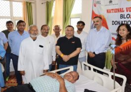 Sirmour News: विधानसभा उपाध्यक्ष ने एक दिवसीय रक्तदान शिविर का किया शुभारंभ