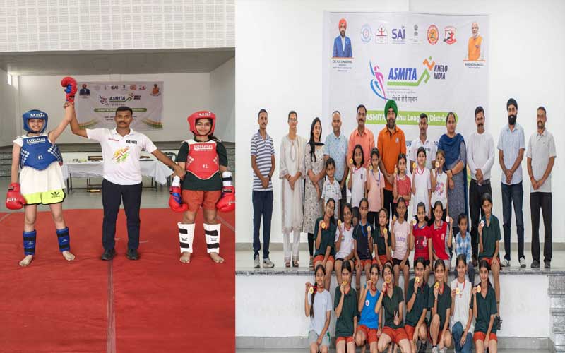 Paonta Sahib: द स्कॉलर्स होम स्कूल में सम्पन्न हुई जिला स्तरीय अस्मिता खेलो इंडिया वुशू चैंपियनशिप