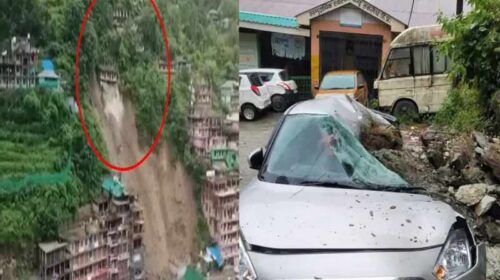 Heavy Rain: हिमाचल में भारी बारिश से तबाही! दो मंजिला मकान गिरा, लैंडस्लाइड से 6 गाड़ियों को नुकसान Heavy Rain: हिमाचल में भारी बारिश से तबाही! दो मंजिला मकान गिरा, लैंडस्लाइड से 6 गाड़ियों को नुकसान