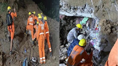 मंडी में भूस्खलन से तबाही: छह लोगों के शव निकाले! एक घंटे तक चीखते रहे मलबे में दबे लोग मंडी में भूस्खलन से तबाही: छह लोगों के शव निकाले! एक घंटे तक चीखते रहे मलबे में दबे लोग