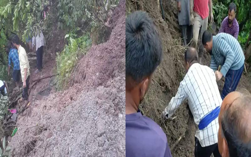 दुखद: हिमाचल में भूस्खलन से घर जमींदोज! 8 महीने के बच्चे सहित तीन की मौत, दो को बचाया