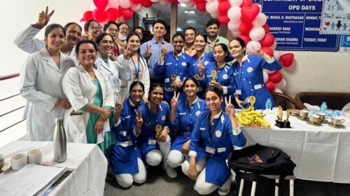 Sirmour News: माता पद्मावती कॉलेज में मनाया विश्व हृदय दिवस! स्वास्थ्य जागरूकता शिविर का भी हुआ आयोजन Sirmour News: माता पद्मावती कॉलेज में मनाया विश्व हृदय दिवस! स्वास्थ्य जागरूकता शिविर का भी हुआ आयोजन