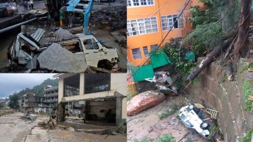 हिमाचल में बरपा कुदरत का कहर: तीन लोगों की माैत तो एक लापता! बसें और कई वाहन बहे