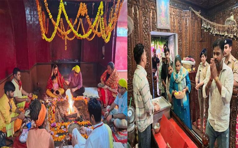 Sirmour News: बालासुन्दरी मंदिर में 1 लाख से अधिक श्रद्धालुओं ने टेका माथा! डीसी ने किया हवन यज्ञ Sirmour News: बालासुन्दरी मंदिर में 1 लाख से अधिक श्रद्धालुओं ने टेका माथा! डीसी ने किया हवन यज्ञ