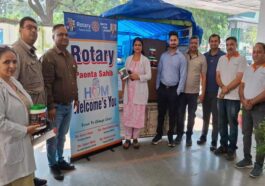 Paonta Sahib: रोटरी पांवटा साहिब और तिरूपति ग्रूप ने टीबी मरीजों को दिए प्रोटीन पाउडर