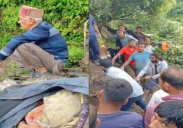 गहरी नींद में सोया था परिवार: तभी लैंडस्लाइड से गिरा घर! पांच दबे, एक का शव बरामद