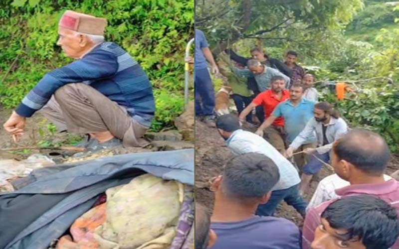 गहरी नींद में सोया था परिवार: तभी लैंडस्लाइड से गिरा घर! पांच दबे, एक का शव बरामद