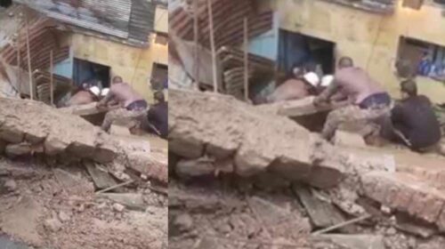 हिमाचल में दुखद हादसा: लैंडस्लाइड की चपेट में आया घर! मलबे में दबे दो लोग, महिला की मौत