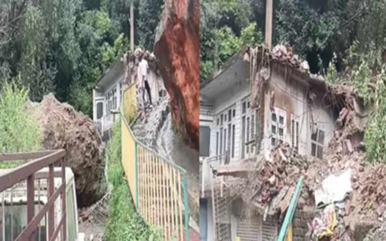 Landslide In Himachal: पहाड़ी से खिसकी बड़ी चट्टान! घर को तोड़ती हुई आंगन में गिरी, लोग सहमे Landslide In Himachal: पहाड़ी से खिसकी बड़ी चट्टान! घर को तोड़ती हुई आंगन में गिरी, लोग सहमे