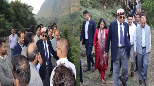 Sirmour News: कोटला बड़ोग में आधुनिक नशा मुक्ति एवं पुनर्वास केंद्र के लिए 142.7 बीघा भूमि का चयन! स्वास्थ्य मंत्री ने किया निरीक्षण Sirmour News: कोटला बड़ोग में आधुनिक नशा मुक्ति एवं पुनर्वास केंद्र के लिए 142.7 बीघा भूमि का चयन! स्वास्थ्य मंत्री ने किया निरीक्षण