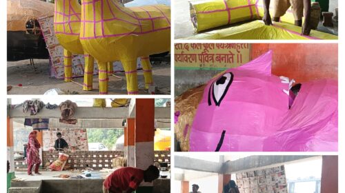 पांवटा साहिब: मुस्लिम कारीगरों के हाथों से बन रहे रावण, कुंभकरण और मेघनाद के पुतले, पेश की भाईचारे की मिसाल पांवटा साहिब: मुस्लिम कारीगरों के हाथों से बन रहे रावण, कुंभकरण और मेघनाद के पुतले, पेश की भाईचारे की मिसाल