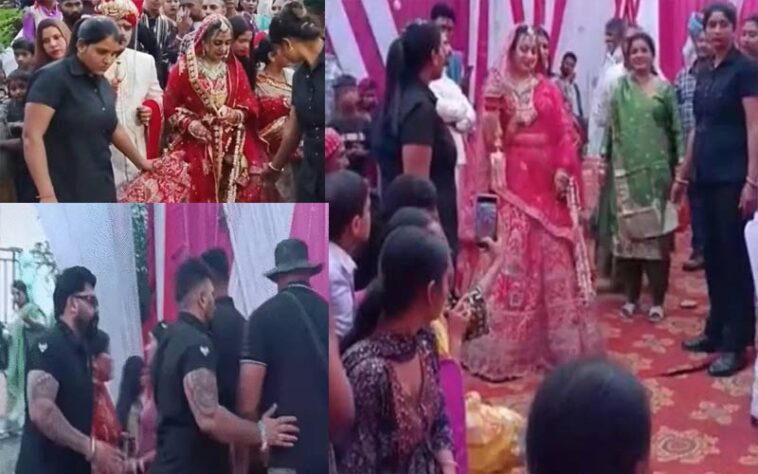 Himachal Latest News: फिर चर्चा में आई हिमाचल की शादी! दूल्हा-दुल्हन ने बाउंसर के सुरक्षा घेरे में लिए सात फेरे Himachal Latest News: फिर चर्चा में आई हिमाचल की शादी! दूल्हा-दुल्हन ने बाउंसर के सुरक्षा घेरे में लिए सात फेरे