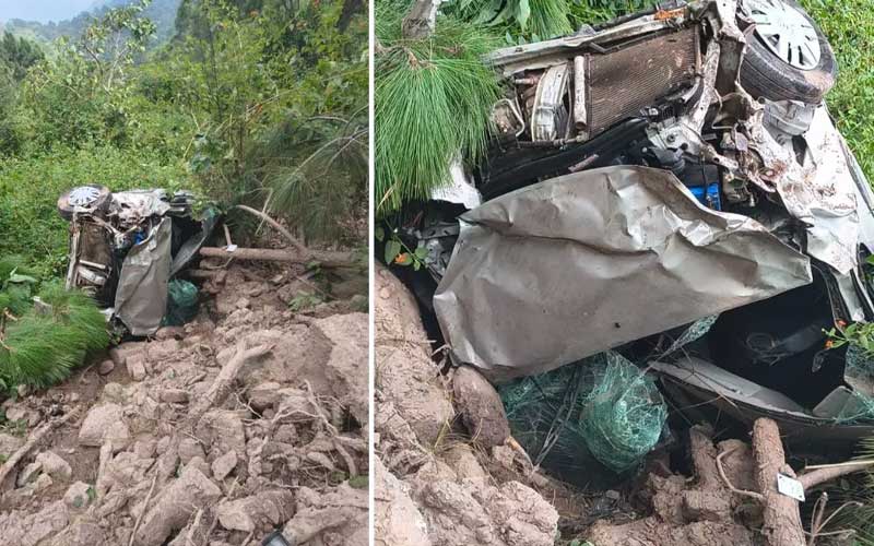 Sirmour News: बरात में जा रहे लोगों की कार खाई में गिरी! दो की दर्दनाक मौत, तीन की हालत गंभीर