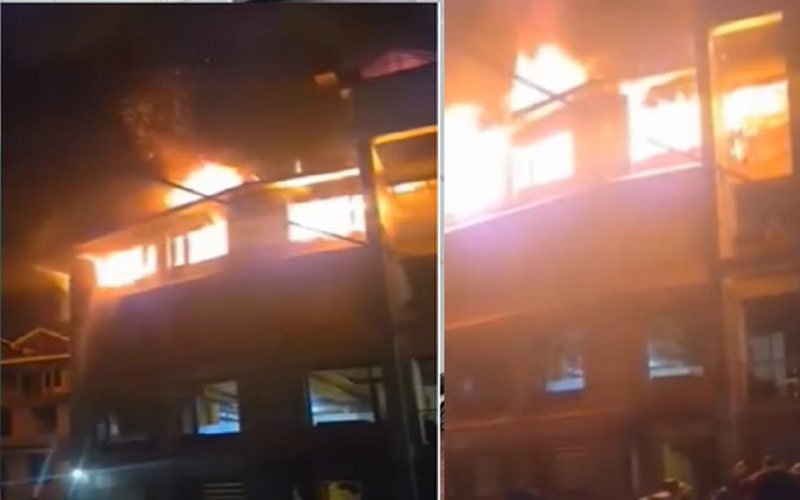 Himachal News Alert: दिवाली की रात होटल की ऊपरी मंजिल में लगी आग! पर्यटकों ने भाग कर बचाई जान