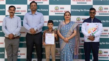 Paonta Sahib: द स्कॉलर्स होम के छात्र अद्विक सिंह भदौरिया ने ताइक्वांडो में जीता रजत पदक