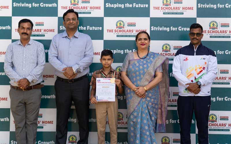 Paonta Sahib: द स्कॉलर्स होम के छात्र अद्विक सिंह भदौरिया ने ताइक्वांडो में जीता रजत पदक