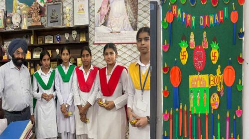 Paonta Sahib: बी. के. डी. स्कूल में रंगोली और पोस्टर मेकिंग कंपटीशन का आयोजन! छात्रों ने किया शानदार प्रदर्शन Paonta Sahib: बी. के. डी. स्कूल में रंगोली और पोस्टर मेकिंग कंपटीशन का आयोजन! छात्रों ने किया शानदार प्रदर्शन