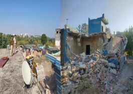 Himachal Latest News: हिमाचल में चिट्टा तस्कर की संपत्ति पर चला बुलडोजर! अवैध कमाई से बने चार मकान गिराए