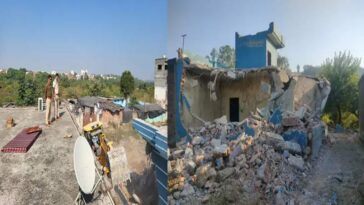 Himachal Latest News: हिमाचल में चिट्टा तस्कर की संपत्ति पर चला बुलडोजर! अवैध कमाई से बने चार मकान गिराए