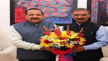 CM Sukhu: सीएम ने केन्द्रीय राज्य मंत्री से 150 स्वचालित मौसम केन्द्र और डॉप्लर वेदर रडार स्थापित करने का किया आग्रह