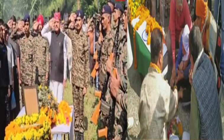 दुखद: तिरंगे में लिपट कर घर पहुंची शहीद सुशील कुमार की पार्थिव देह! मची चीख-पुकार, बेटे व भाई ने दी मुखाग्नि