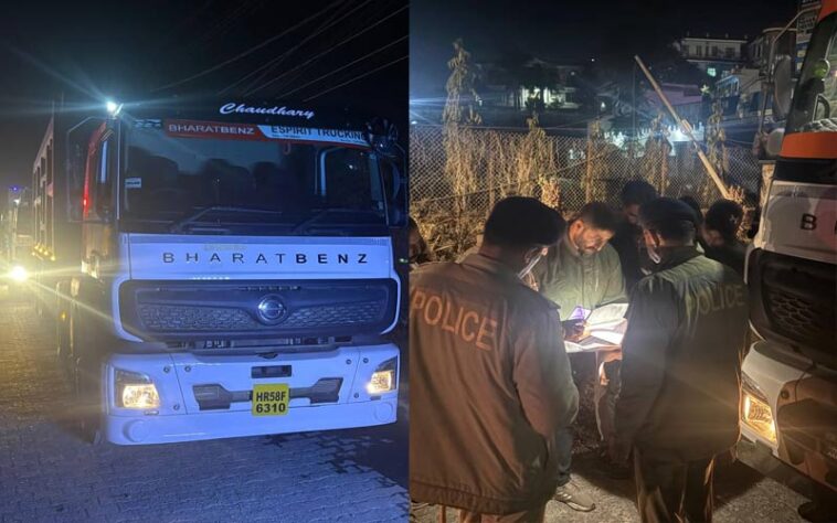 Paonta Sahib: सिरमौर पुलिस की बड़ी कार्रवाई! 23 ट्राले-टिप्पर अवैध खनन सामग्री सहित जब्त