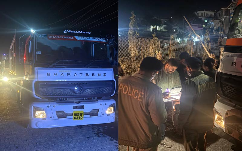 Paonta Sahib: सिरमौर पुलिस की बड़ी कार्रवाई! 23 ट्राले-टिप्पर अवैध खनन सामग्री सहित जब्त