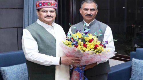 CM Sukhu: केन्द्रीय स्वास्थ्य मंत्री से मिले सुक्खू! हिमाचल के लिए उठाई कई मांगे, ऋण सीमा में 2 प्रतिशत वृद्धि का भी आग्रह CM Sukhu: केन्द्रीय स्वास्थ्य मंत्री से मिले सुक्खू! हिमाचल के लिए उठाई कई मांगे, ऋण सीमा में 2 प्रतिशत वृद्धि का भी आग्रह