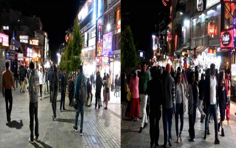 मनाली में फिर लौटी रौनक: सड़कें खुलते ही सैलानियों की चहलकदमी बढ़ी, कारोबारियों के चेहरों पर लौटी रौनक मनाली में फिर लौटी रौनक: सड़कें खुलते ही सैलानियों की चहलकदमी बढ़ी, कारोबारियों के चेहरों पर लौटी रौनक