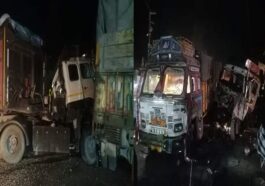 Accident In Himachal: दो ट्रकों के बीच जोरदार टक्कर! घायल चालक अस्पताल में भर्ती, सड़क पर ट्रैफिक जाम