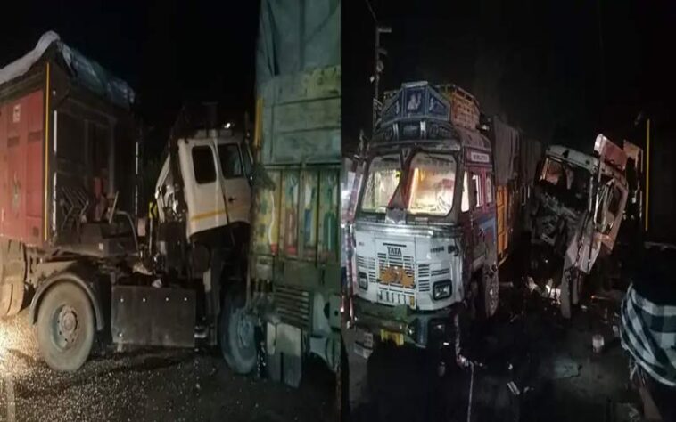 Accident In Himachal: दो ट्रकों के बीच जोरदार टक्कर! घायल चालक अस्पताल में भर्ती, सड़क पर ट्रैफिक जाम Accident In Himachal: दो ट्रकों के बीच जोरदार टक्कर! घायल चालक अस्पताल में भर्ती, सड़क पर ट्रैफिक जाम